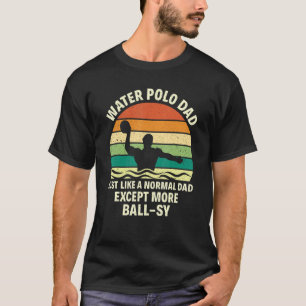 Polo de Pai de polo aquático retrô