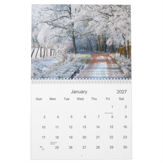 Polônia - calendário (Jan 2027)