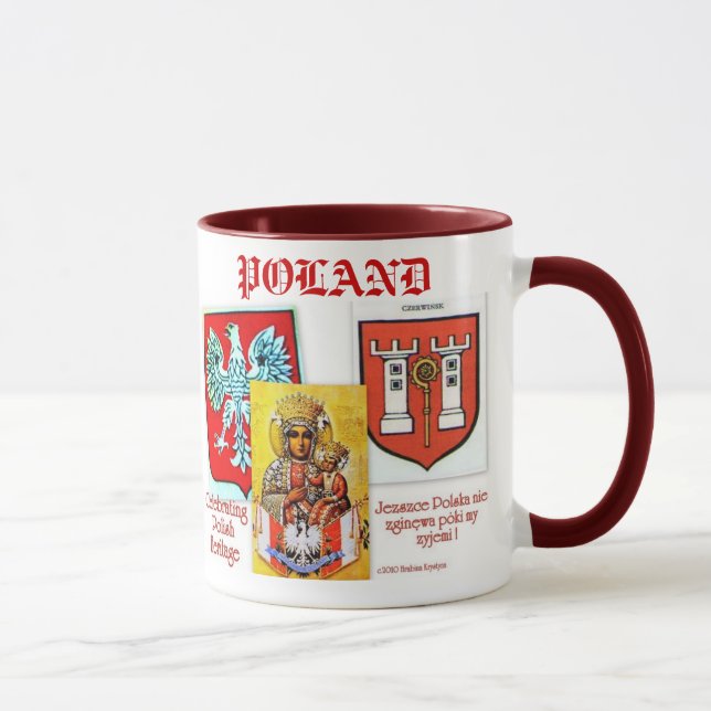 POLÔNIA: COMEMORANDO A CANECA POLONESA DA HERANÇA (Direita)