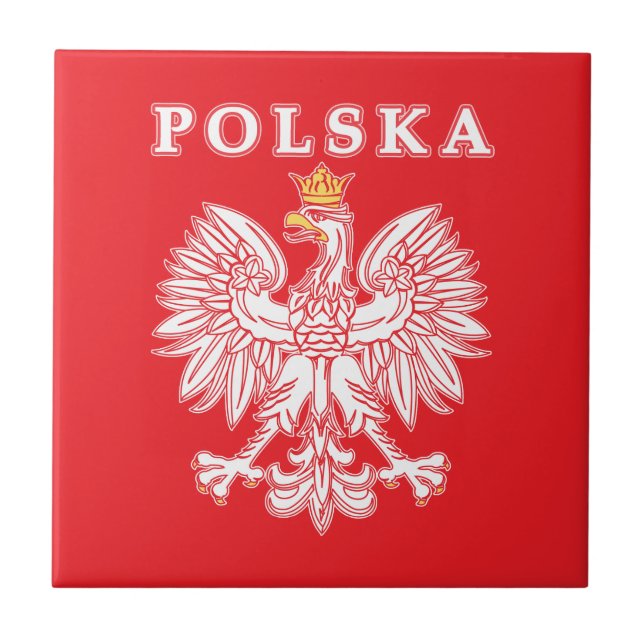 Polska Com Águia Polonesa Vermelha (Frente)