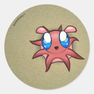 Polvo bonito nas etiquetas do seafloor