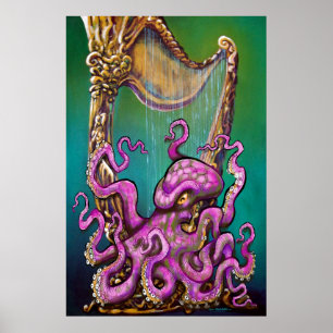 Polvo com Poster Harp