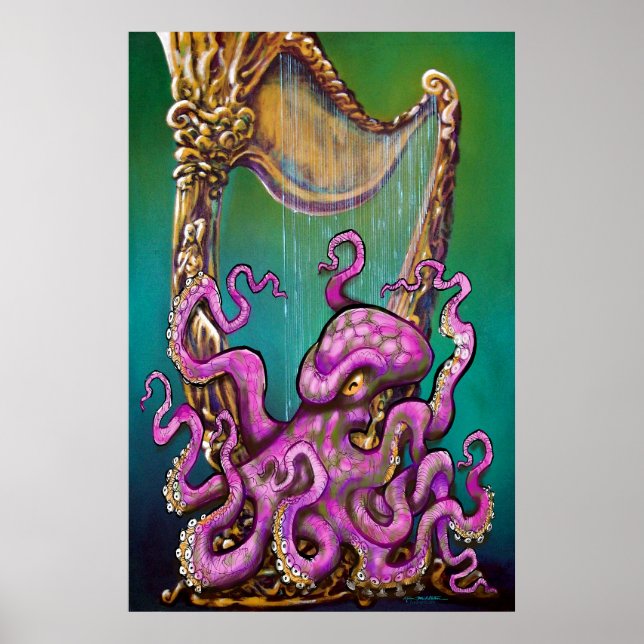 Polvo com Poster Harp (Frente)