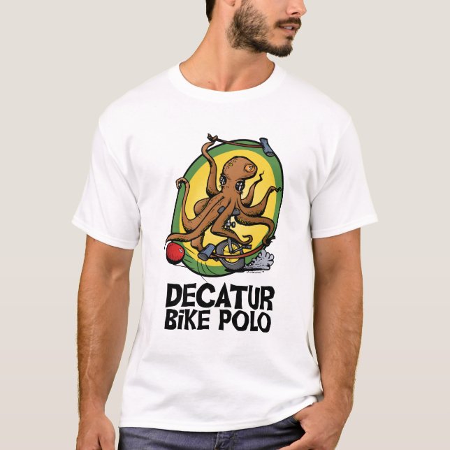 Polvo do polo da bicicleta de Decatur (Frente)