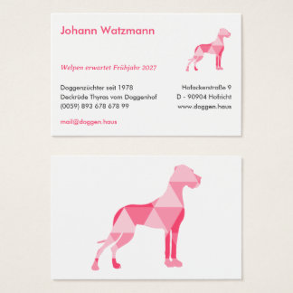 Polygon Great Dane Pink