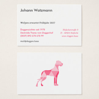 Polygon Great Dane Pink