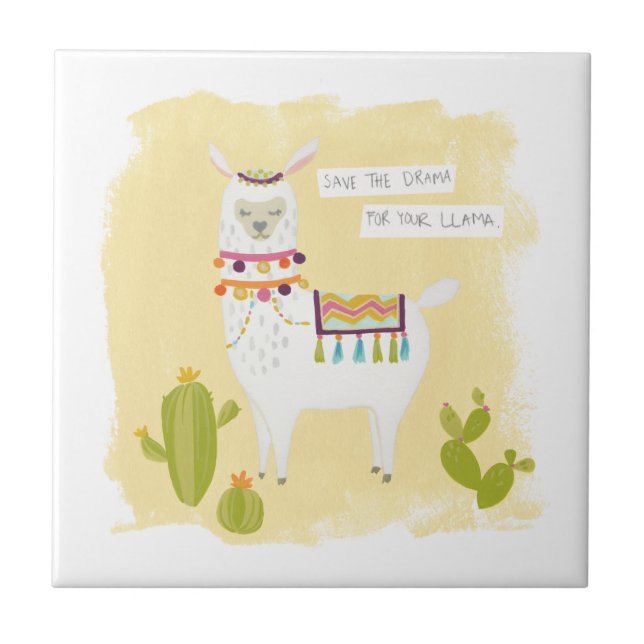 Pom Pom Llama Rama - Salve o drama para seu Lama (Frente)