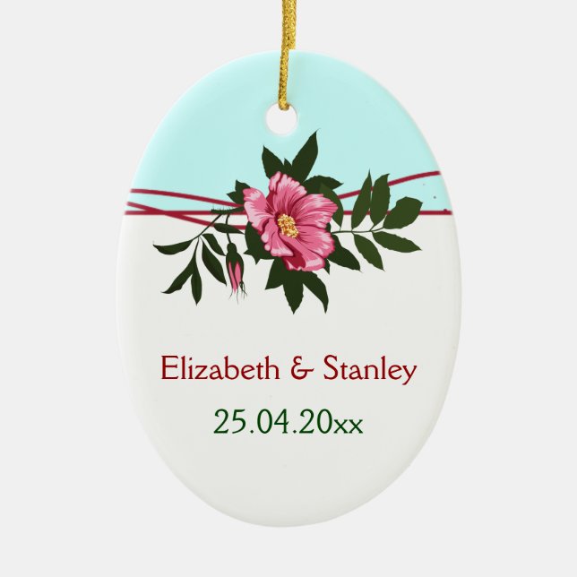 Pomada rosa-rosa selvagem ornamento floral de manu (Frente)