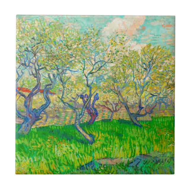 Pomar Vincent van Gogh em Blossom (Frente)