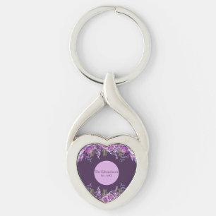 Pomares Místicos: Chaveiro de Êxtase Botânico Roxo