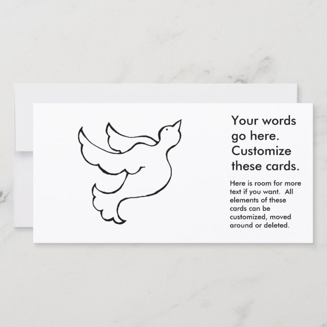 Pomba voadora, esperançosa, diversão de pássaros,  (Frente)