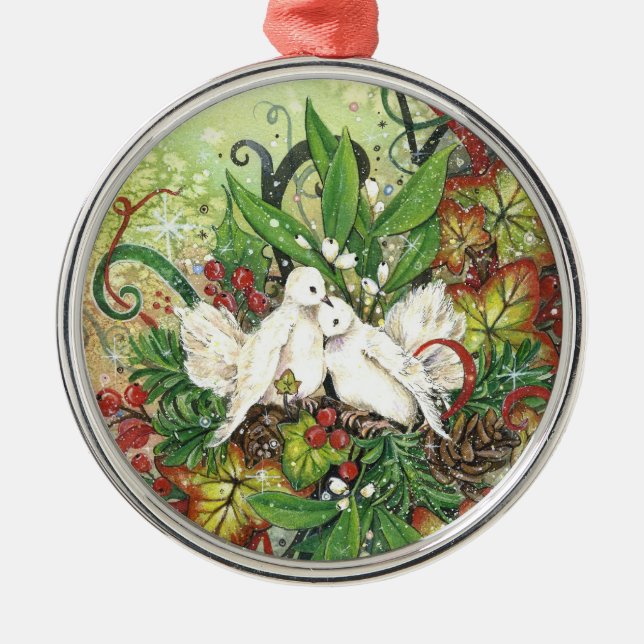 Pombas da tartaruga & ornamento de Deco (Frente)