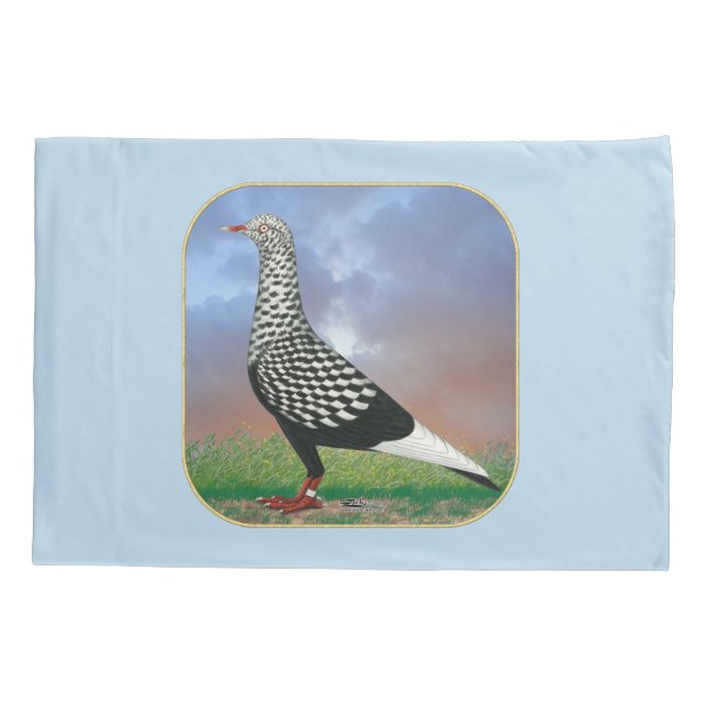 Pombo de Voo Voador e Nuvens (Verso)
