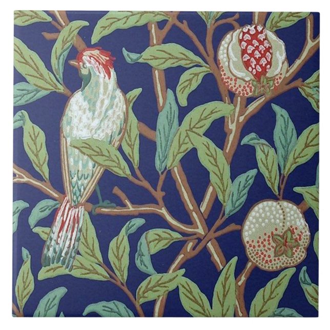 Pomegranate e Little Bird, William Morris (Frente)