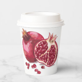 Pomegranate Judaica Paper Cups