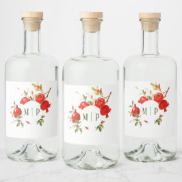 Pomegrancha tema aquarela Cores brilhantes