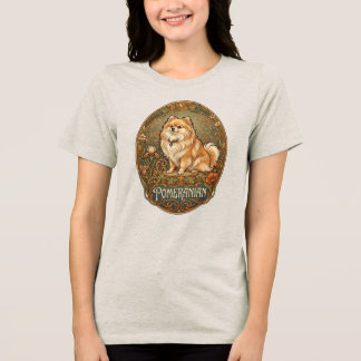 Pomerânia Art Nouveau Vintage Cão Boho
