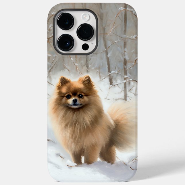 Pomerânia Deixe Nevar Natal (Verso)