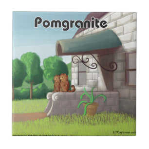 Pomerânia em Granito (Pomegranite) Engraçado