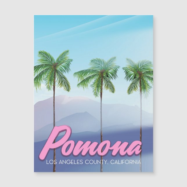 Pomona, poster de viagens dos EUA (Frente)