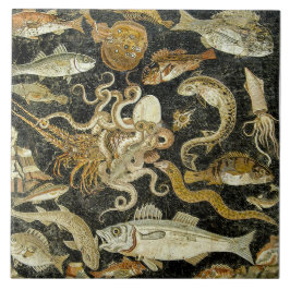Pompeii Roman Marine Creatures Cerâmica Azulejo