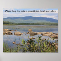 Pondicherry Mountain View Inspiration Poster