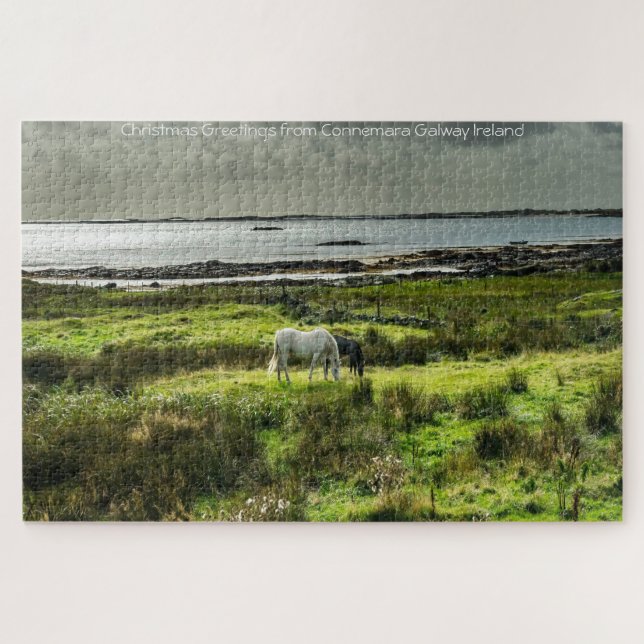 Pôneis Connemara Galway Irlanda. Quebra-cabeça (Horizontal)