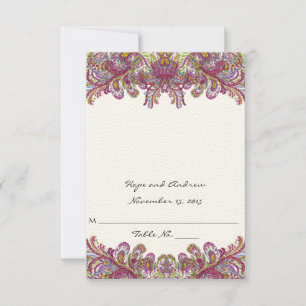 Ponha e Dobre Cartões de Casamento