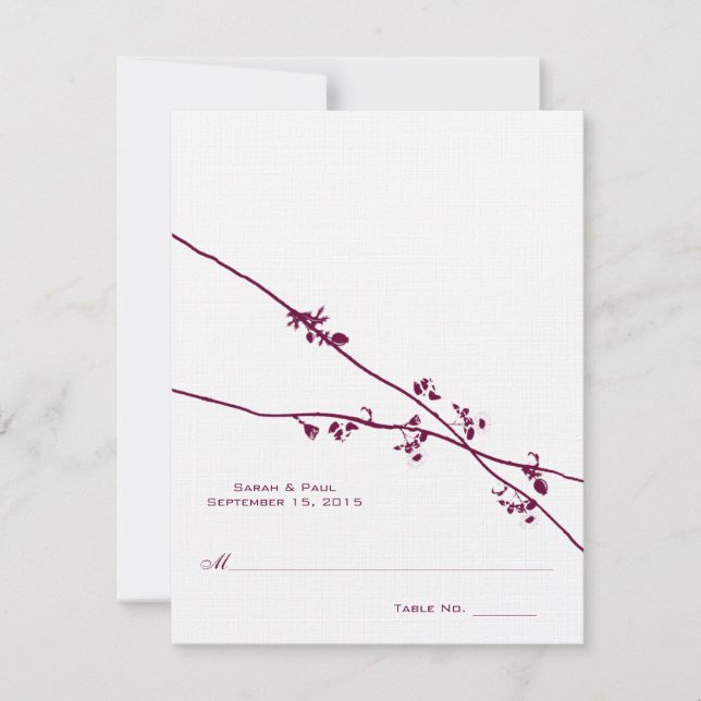 Ponha e Dobre Cartões de Casamento (Frente)