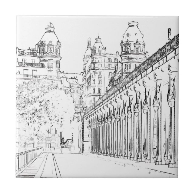 Pont de Bir-Hakeim - Paris, França (Frente)