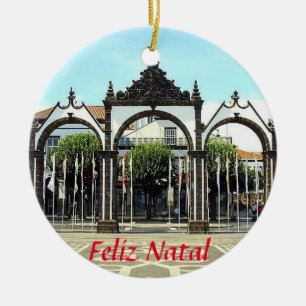 Ponta Delgada Açores - Enfeites de natal Cênico