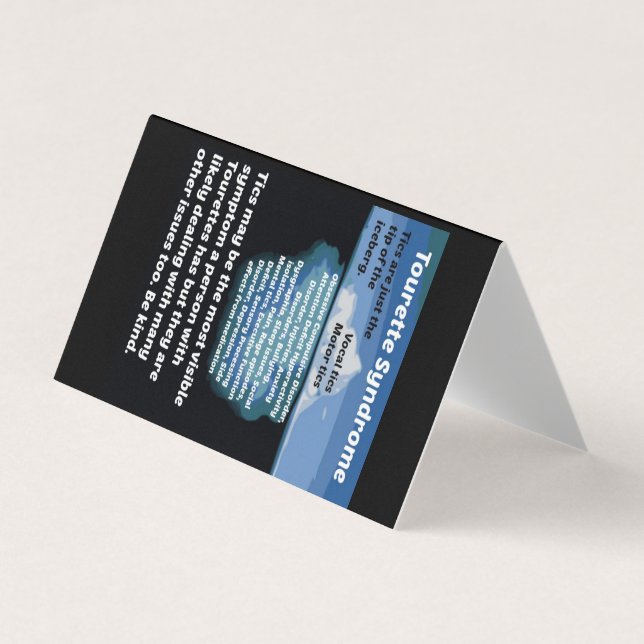 Ponta dos cartões dobrados do iceberg (Frente)