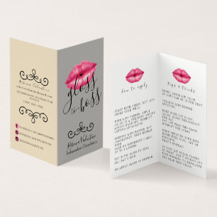 Pontas e cartão de visita do distribuidor de