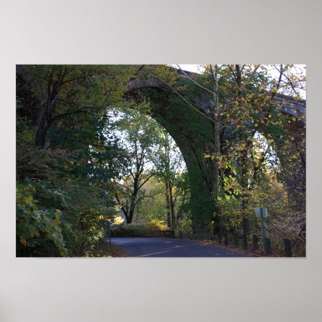 Ponte Archada em Park Poster (Frente)