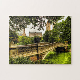 Ponte arco, Central Park, NYC Quebra-cabeça