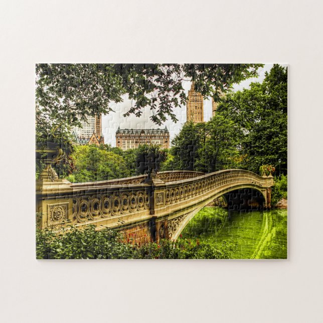 Ponte arco, Central Park, NYC Quebra-cabeça (Horizontal)