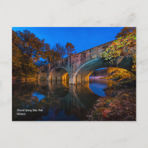 Ponte Bennett Spring Crepúsculo Cartão Postal