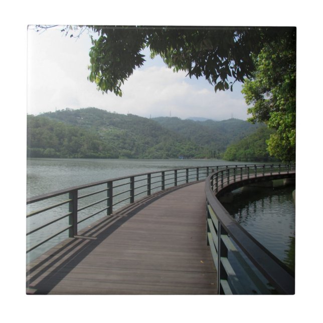 Ponte Bicicleta Sobre Água (Frente)