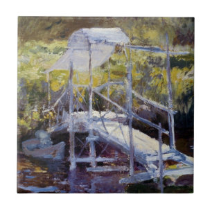 Ponte branca por John Twachtman