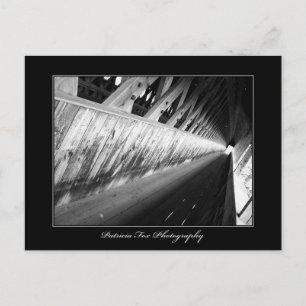 Ponte coberta - Cartão postal