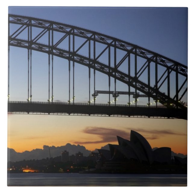 Ponte da Baía de Sydney e Casa da Ópera de Sydney  (Frente)