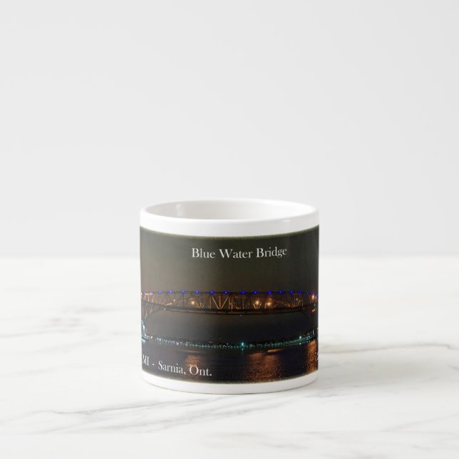Ponte de Água Azul - caneca espresso (Frente)