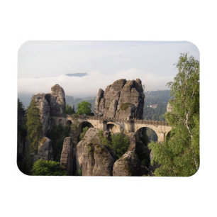 Ponte de Bastei no ímã retangular de Alemanha