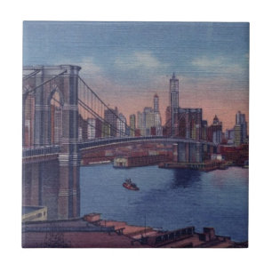 Ponte de Brooklyn do vintage