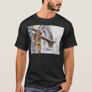 Ponte de Tyne da camiseta do decano Rua Preto