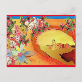 Ponte do Deserto do Cartão Postal de Arte