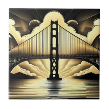 Ponte do Portão do Ouro Art Deco