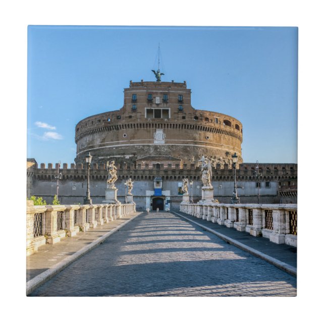 Ponte e Castel Sant'Angelo - Roma, Itália (Frente)