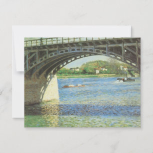Ponte em Argenteuil por Gustave Caillebotte