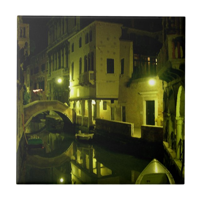 Ponte em Veneza noturna (Frente)